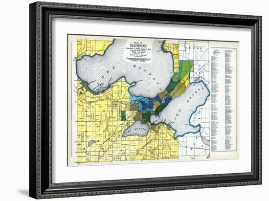 1899, Madison, Wisconsin, United States-null-Framed Giclee Print