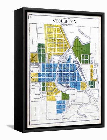 1899, Stoughton City, Wisconsin, United States-null-Framed Premier Image Canvas