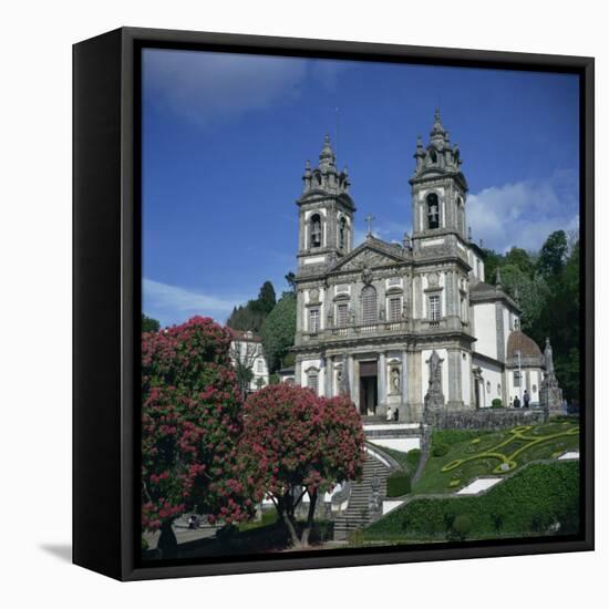 18th Century Bom Jesus Do Monte Church in the City of Braga in the Minho Region, Portugal-Christopher Rennie-Framed Premier Image Canvas