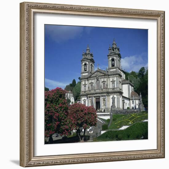 18th Century Bom Jesus Do Monte Church in the City of Braga in the Minho Region, Portugal-Christopher Rennie-Framed Photographic Print
