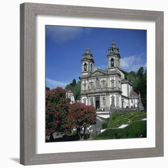 18th Century Bom Jesus Do Monte Church in the City of Braga in the Minho Region, Portugal-Christopher Rennie-Framed Photographic Print