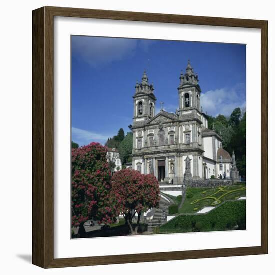 18th Century Bom Jesus Do Monte Church in the City of Braga in the Minho Region, Portugal-Christopher Rennie-Framed Photographic Print