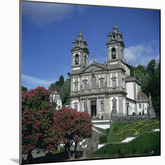 18th Century Bom Jesus Do Monte Church in the City of Braga in the Minho Region, Portugal-Christopher Rennie-Mounted Photographic Print