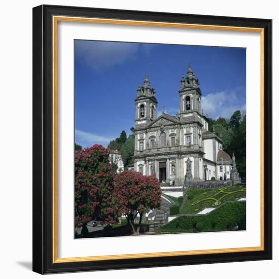 18th Century Bom Jesus Do Monte Church in the City of Braga in the Minho Region, Portugal-Christopher Rennie-Framed Photographic Print