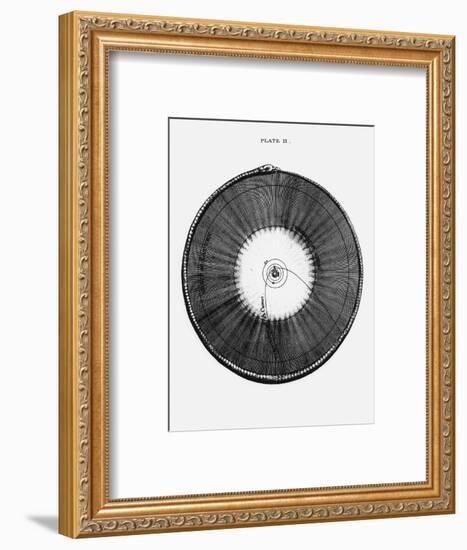 18th Century Illustration of the Solar System-Science Photo Library-Framed Photographic Print