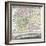 18th Century Map of London and its Environs-null-Framed Giclee Print