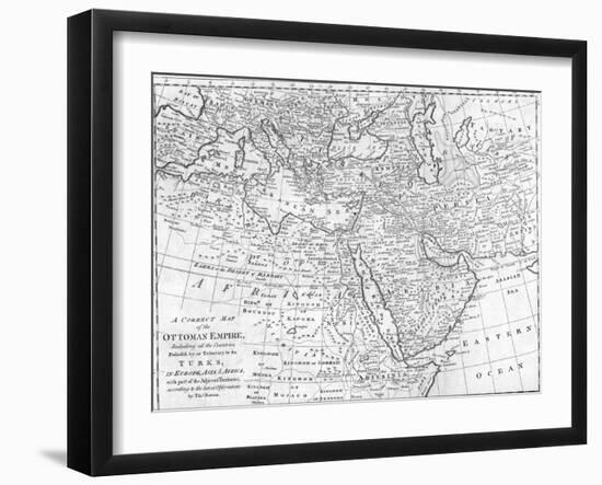 18th Century Map of the Ottoman Empire-null-Framed Photographic Print