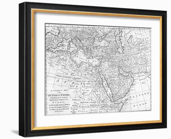 18th Century Map of the Ottoman Empire-null-Framed Photographic Print