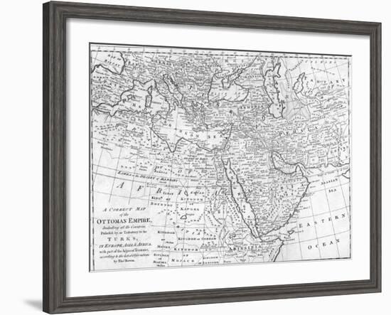 18th Century Map of the Ottoman Empire-null-Framed Photographic Print