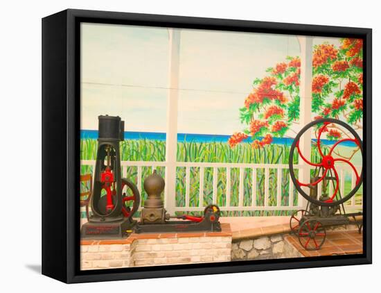 18th Century Rum Distillery, Marie-Galante Island, Guadaloupe, Caribbean-Walter Bibikow-Framed Premier Image Canvas