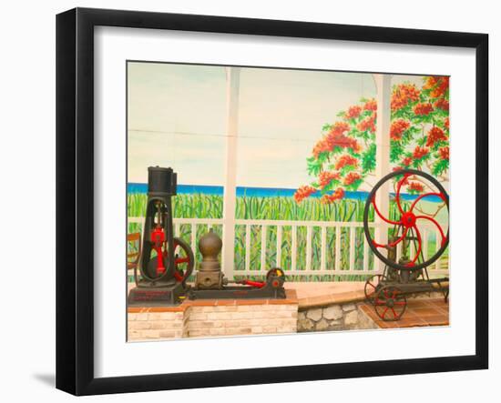 18th Century Rum Distillery, Marie-Galante Island, Guadaloupe, Caribbean-Walter Bibikow-Framed Photographic Print