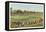 18th Green, Golf Tournament-null-Framed Stretched Canvas