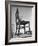 19 Ft. Chair Being Used as an Advertising Stunt-Ed Clark-Framed Photographic Print