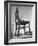 19 Ft. Chair Being Used as an Advertising Stunt-Ed Clark-Framed Photographic Print