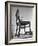 19 Ft. Chair Being Used as an Advertising Stunt-Ed Clark-Framed Photographic Print