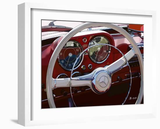 190 SL-Pierre Strapélias - PR-Framed Art Print