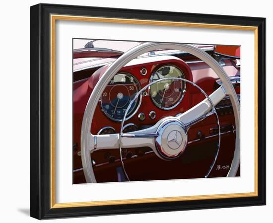 190 SL-Pierre Strapélias - PR-Framed Art Print