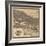 1900 LA Road Map-N. Harbick-Framed Art Print