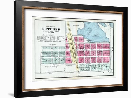 1900, Letcher, South Dakota, United States-null-Framed Giclee Print