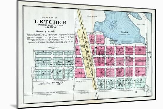 1900, Letcher, South Dakota, United States-null-Mounted Giclee Print