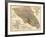 1900, Sonoma County Wall Map, California, United States-null-Framed Giclee Print