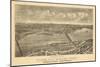 1900, Trenton Bird's Eye View, New Jersey, United States-null-Mounted Giclee Print