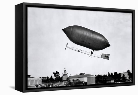 1900s-1910s Lincoln Beachey Airship Appearance Is Cross Between Hot Air Balloon and Blimp-null-Framed Premier Image Canvas