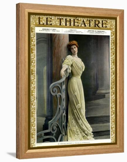 1900s France Le Theatre Magazine Cover-null-Framed Premier Image Canvas