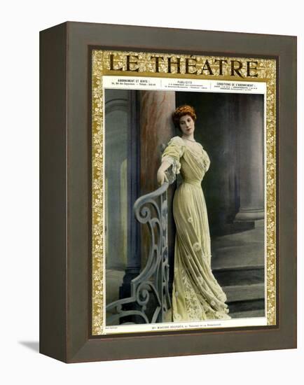 1900s France Le Theatre Magazine Cover-null-Framed Premier Image Canvas