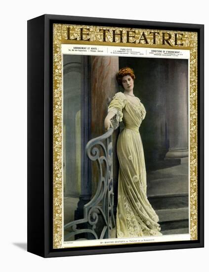 1900s France Le Theatre Magazine Cover-null-Framed Premier Image Canvas