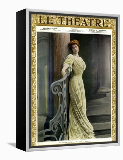 1900s France Le Theatre Magazine Cover-null-Framed Premier Image Canvas