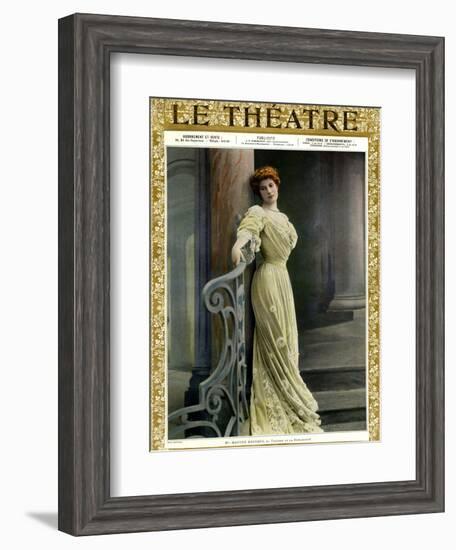 1900s France Le Theatre Magazine Cover-null-Framed Giclee Print