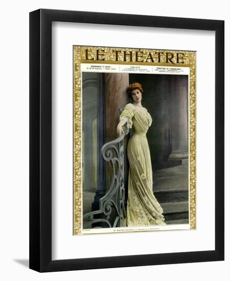 1900s France Le Theatre Magazine Cover-null-Framed Giclee Print