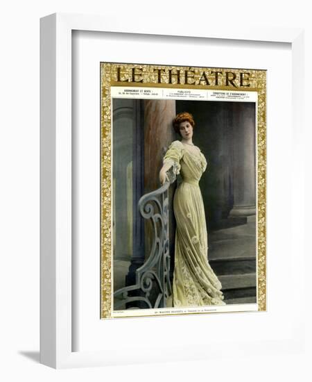 1900s France Le Theatre Magazine Cover-null-Framed Giclee Print