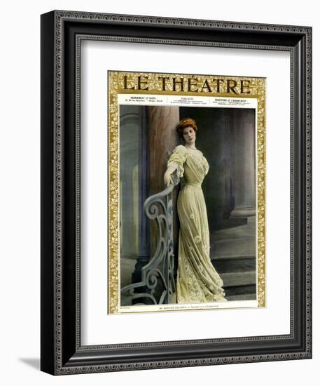 1900s France Le Theatre Magazine Cover-null-Framed Giclee Print