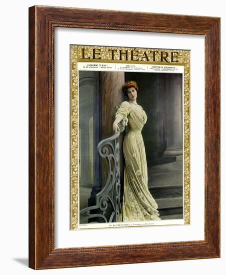 1900s France Le Theatre Magazine Cover-null-Framed Giclee Print