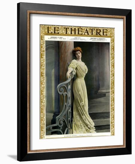 1900s France Le Theatre Magazine Cover-null-Framed Giclee Print