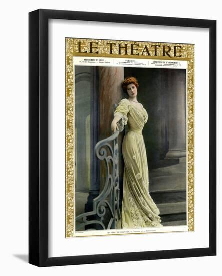 1900s France Le Theatre Magazine Cover-null-Framed Giclee Print