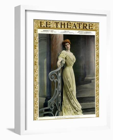 1900s France Le Theatre Magazine Cover-null-Framed Giclee Print