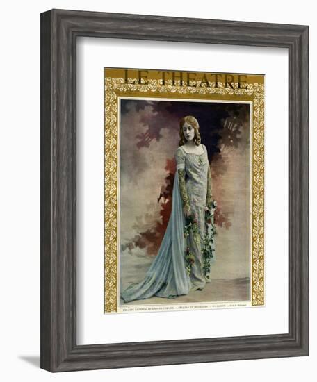 1900s France Le Theatre Magazine Cover-null-Framed Giclee Print