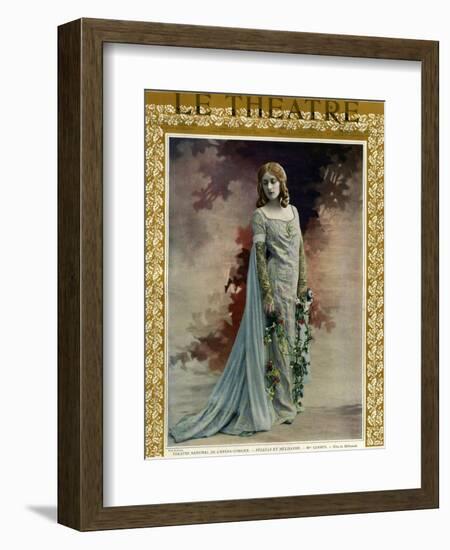 1900s France Le Theatre Magazine Cover-null-Framed Giclee Print