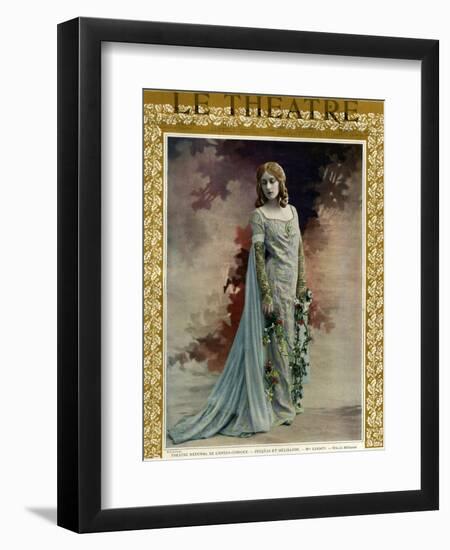 1900s France Le Theatre Magazine Cover-null-Framed Giclee Print