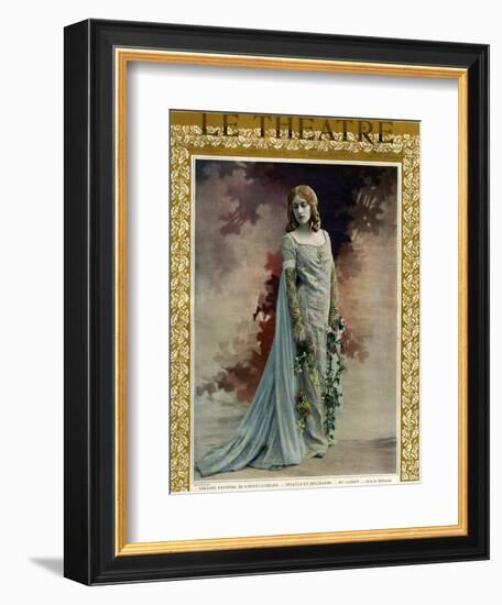 1900s France Le Theatre Magazine Cover-null-Framed Giclee Print