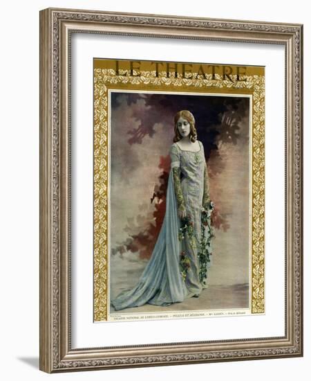 1900s France Le Theatre Magazine Cover-null-Framed Giclee Print