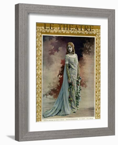 1900s France Le Theatre Magazine Cover-null-Framed Giclee Print