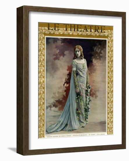 1900s France Le Theatre Magazine Cover-null-Framed Giclee Print