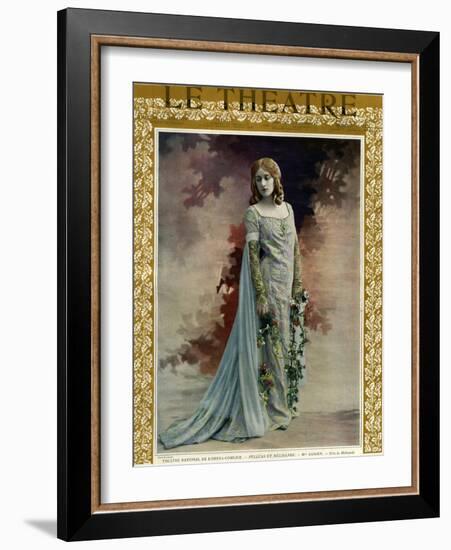 1900s France Le Theatre Magazine Cover-null-Framed Giclee Print