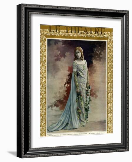 1900s France Le Theatre Magazine Cover-null-Framed Giclee Print