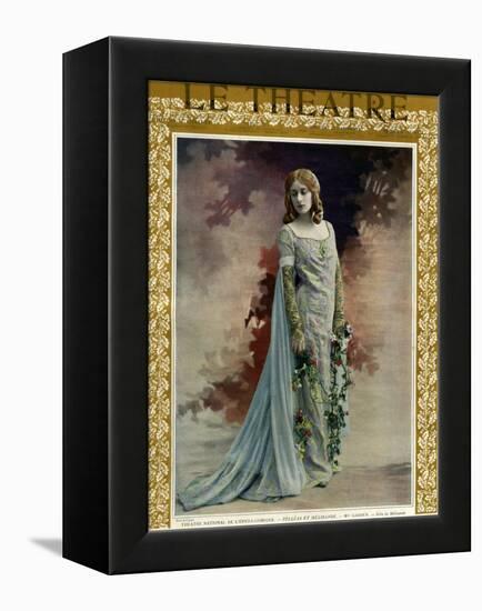 1900s France Le Theatre Magazine Cover-null-Framed Premier Image Canvas