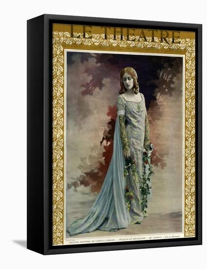1900s France Le Theatre Magazine Cover-null-Framed Premier Image Canvas